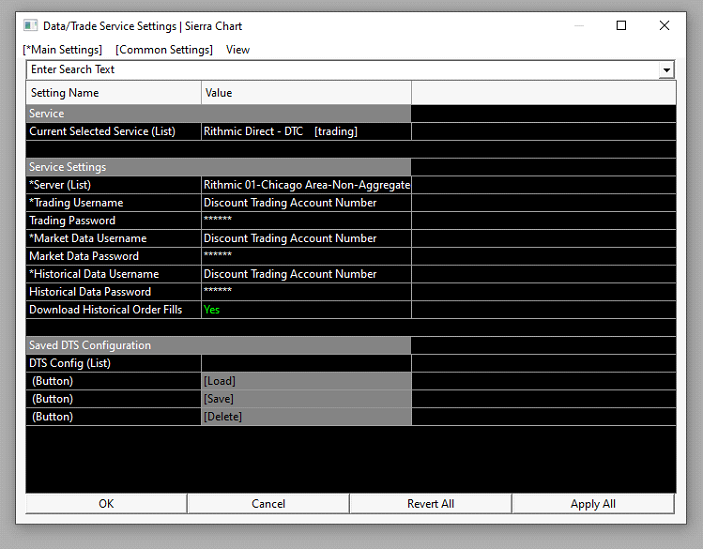serria chart connect to cgq